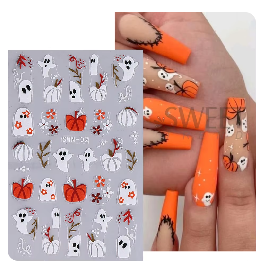 Halloween Finger nail stickers