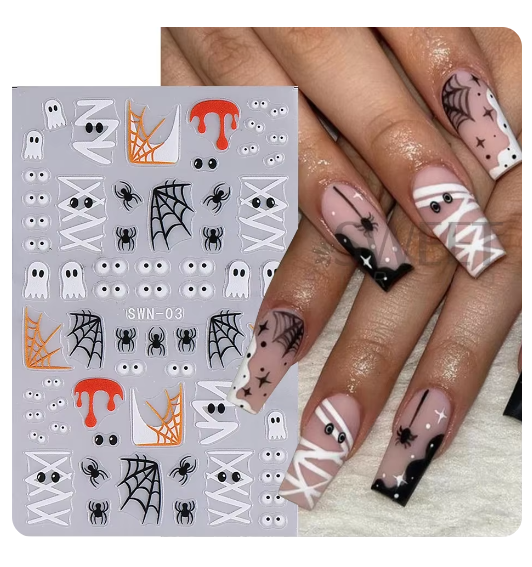 Halloween Finger nail stickers