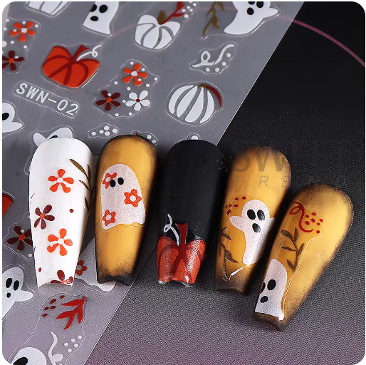 Halloween Finger nail stickers