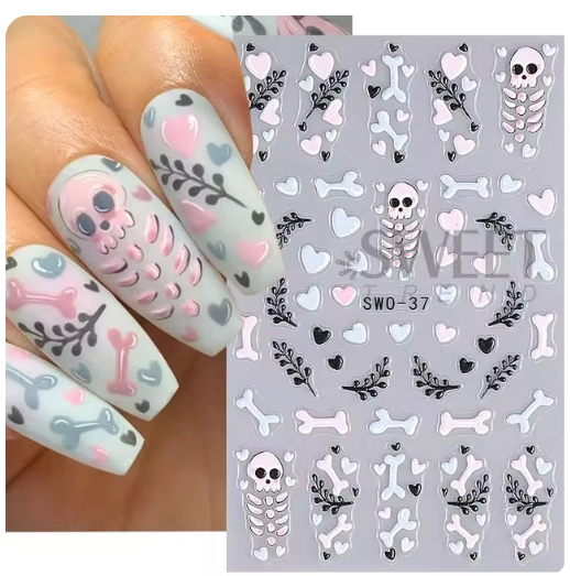 Halloween Finger nail stickers