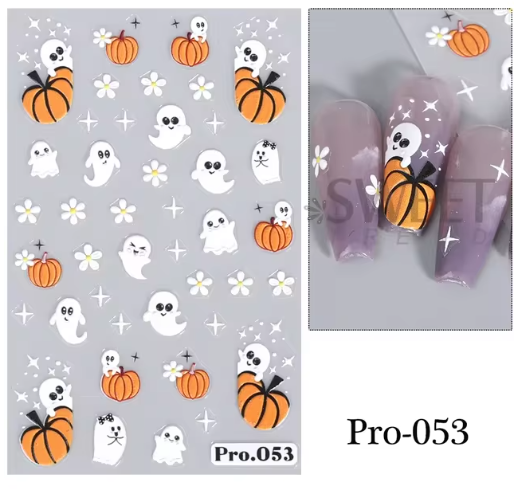 Halloween Finger nail stickers