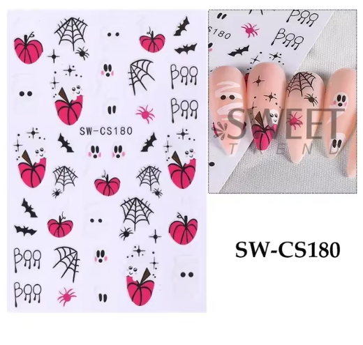 Halloween Finger nail stickers